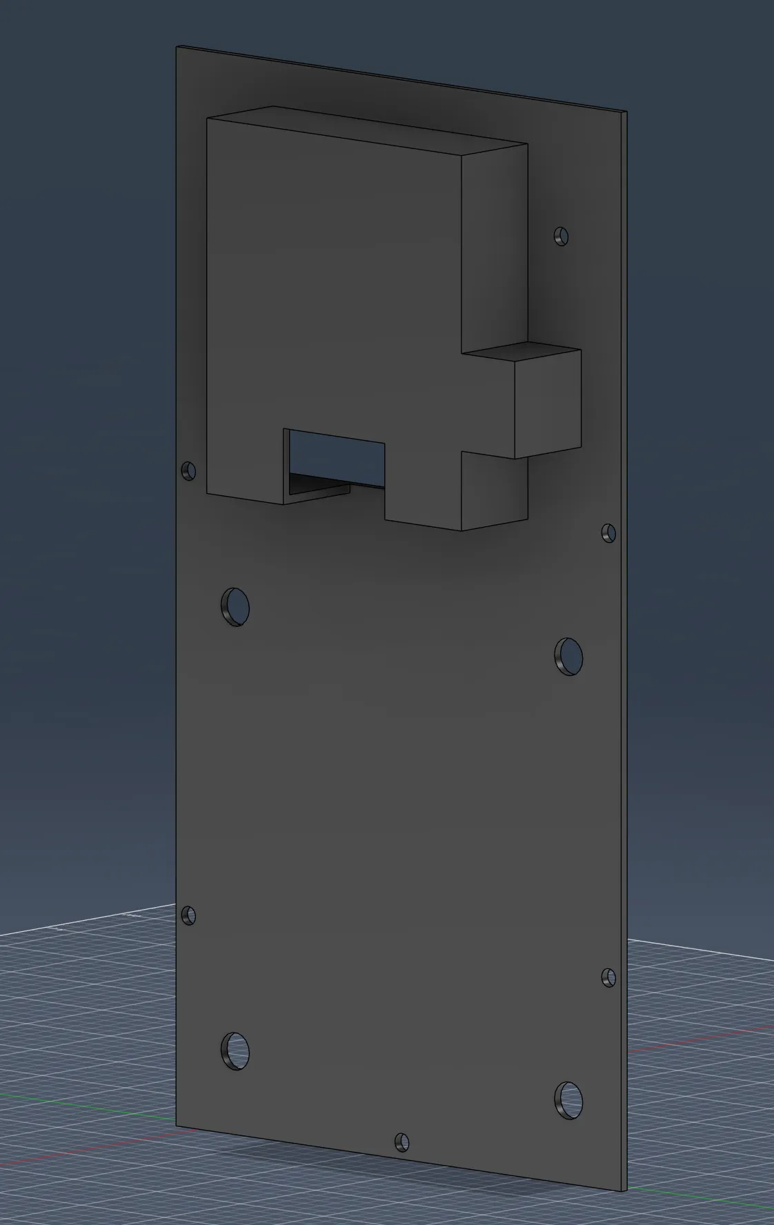 Screenshot of the backing