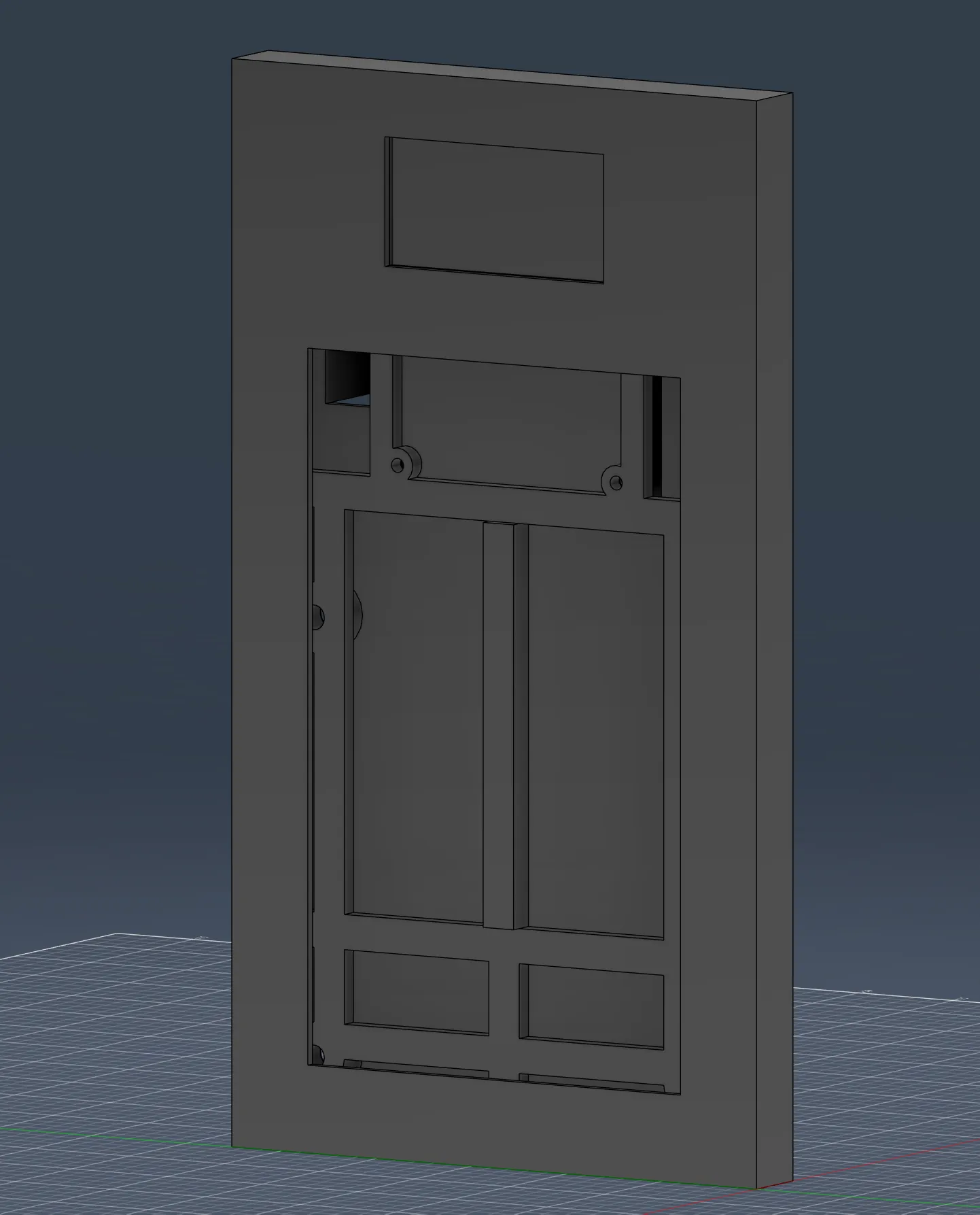 Screenshot of the complete 3D model