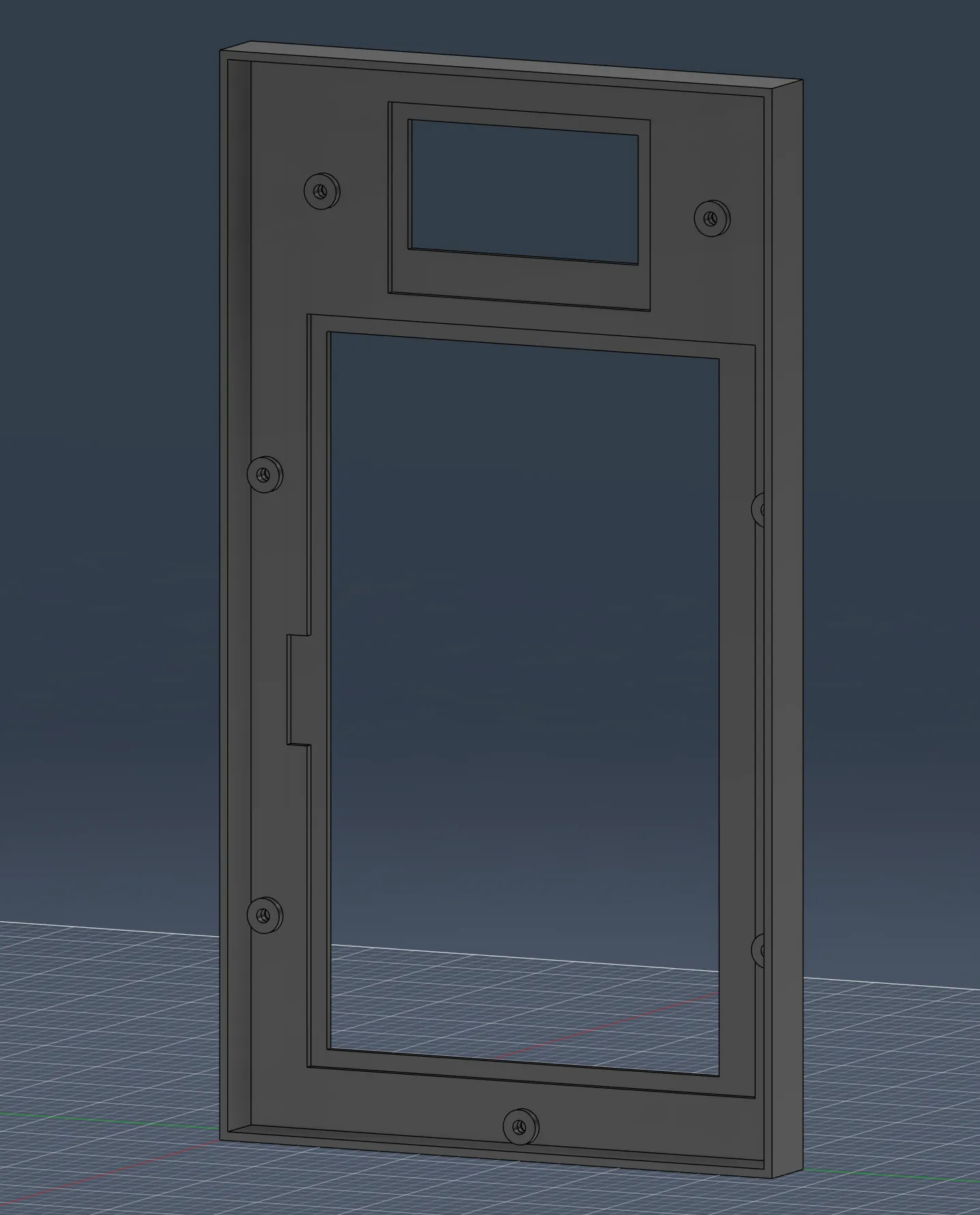 Screenshot of the reverse of the fascia