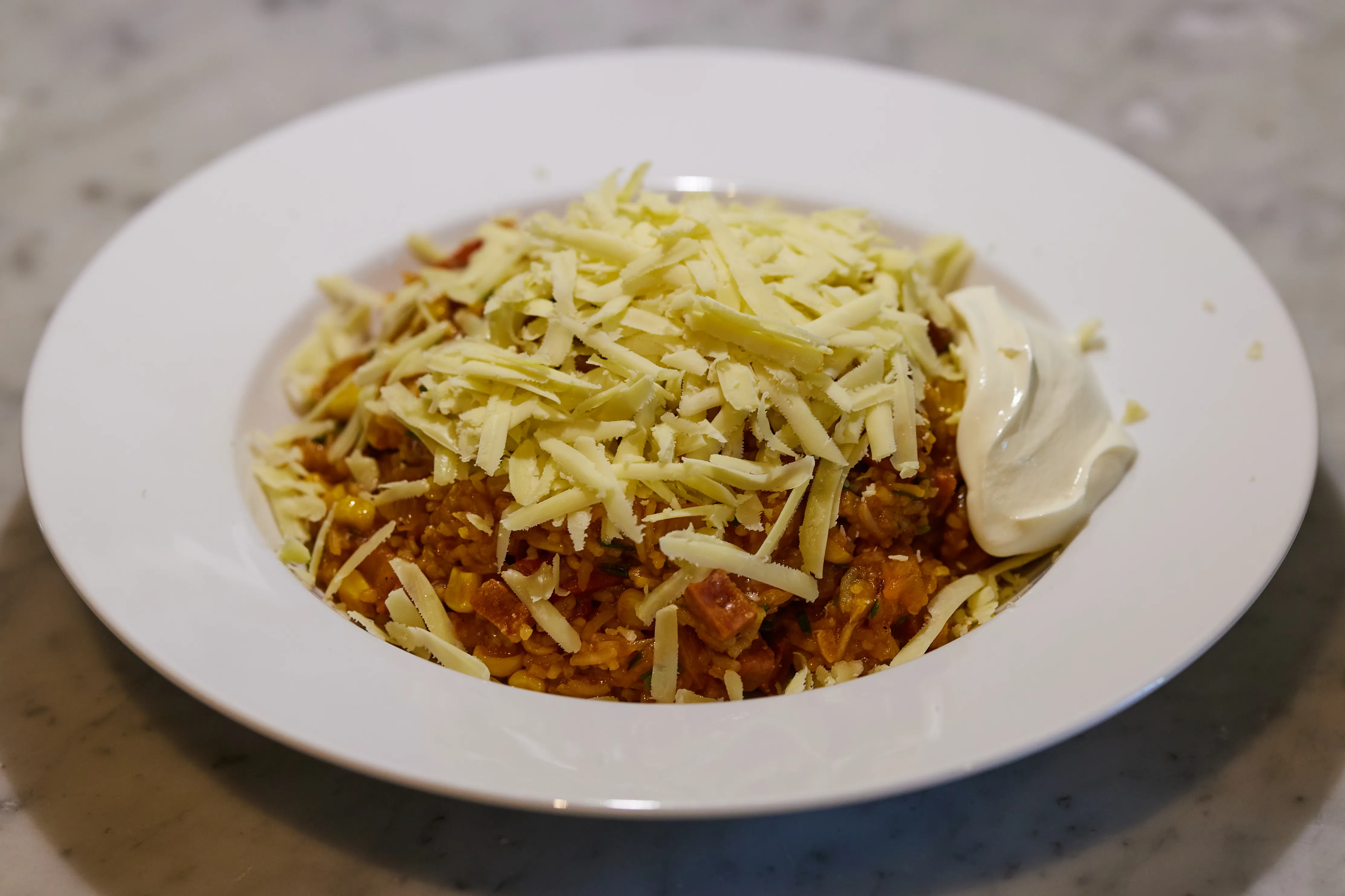 Rice cooker chorizo and tomato rice